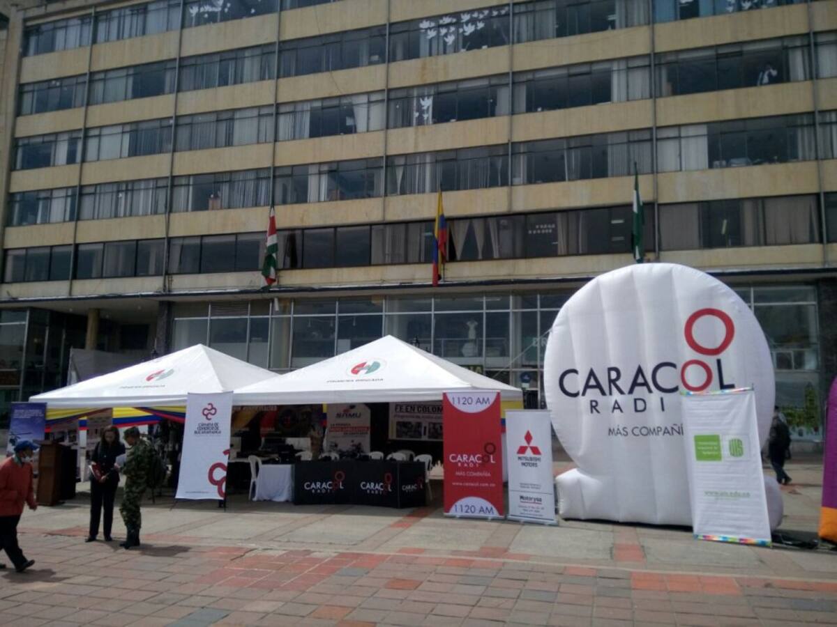 Plaza de Bolívar de Tunja.