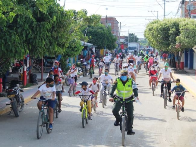 Policía de Bolívar desarrolló jornada lúdico-recreativa en Río Viejo