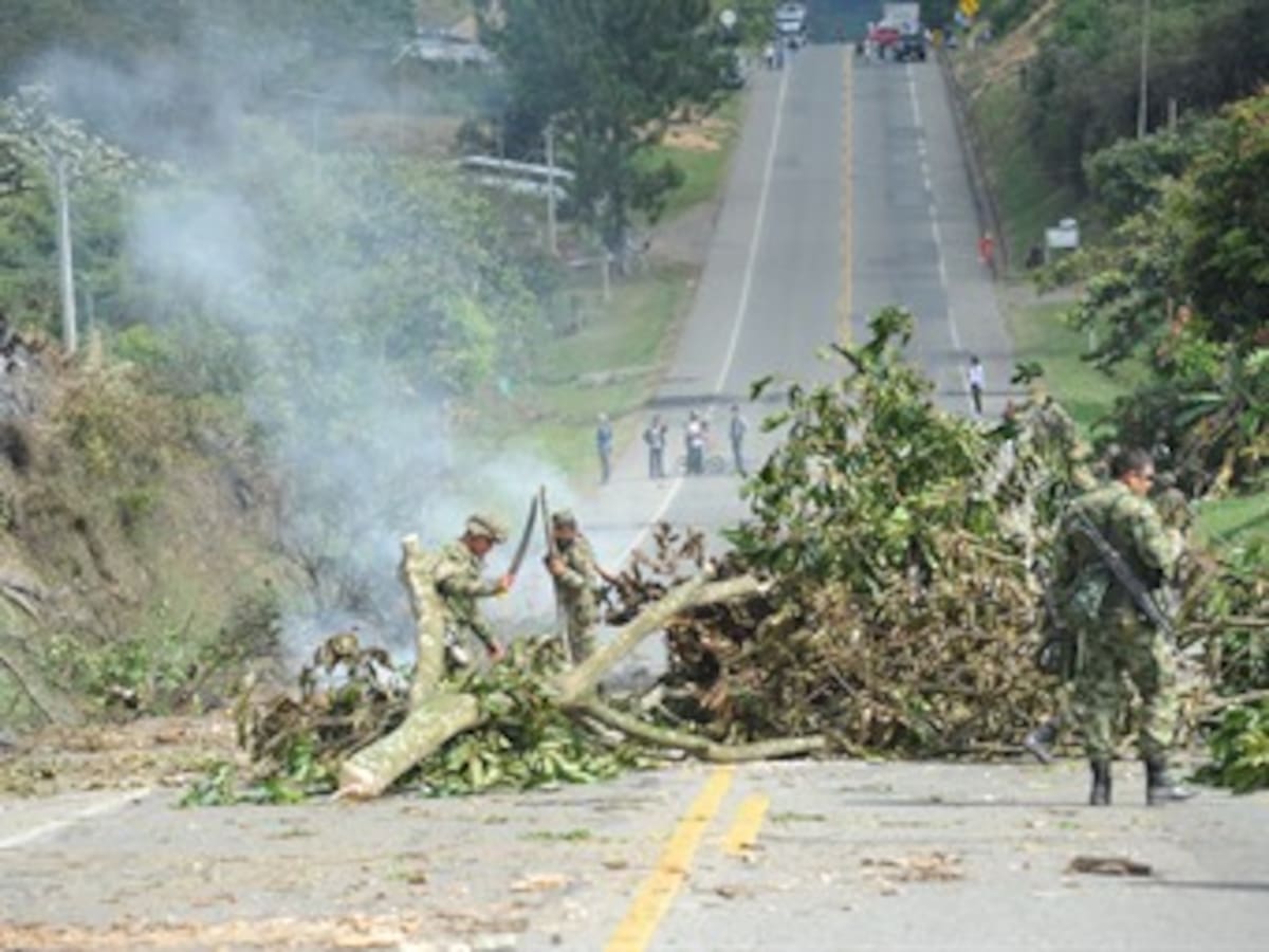 En Colombia nadie ha sido condenado por bloqueo de vías