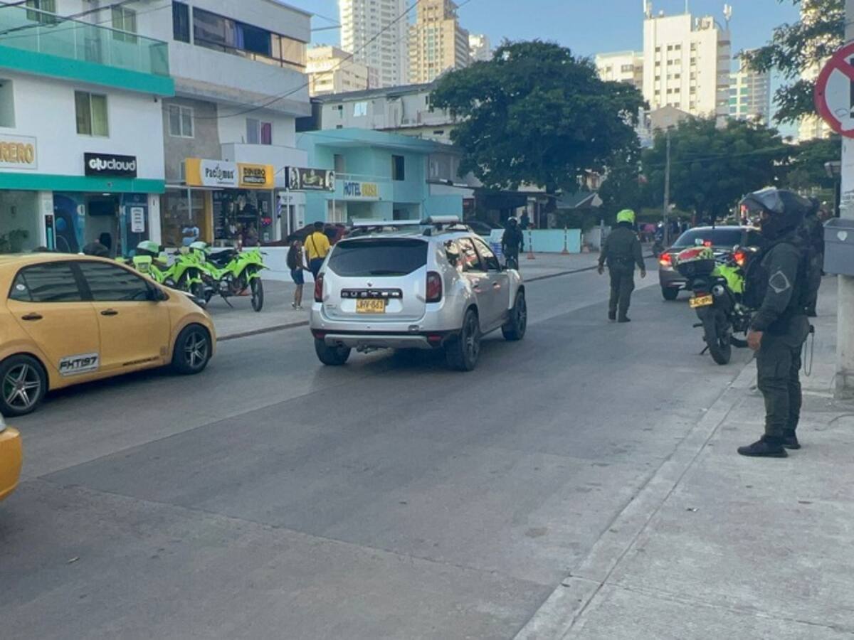 Policía identificó características físicas del sicario que asesinó a hombre en Bocagrande