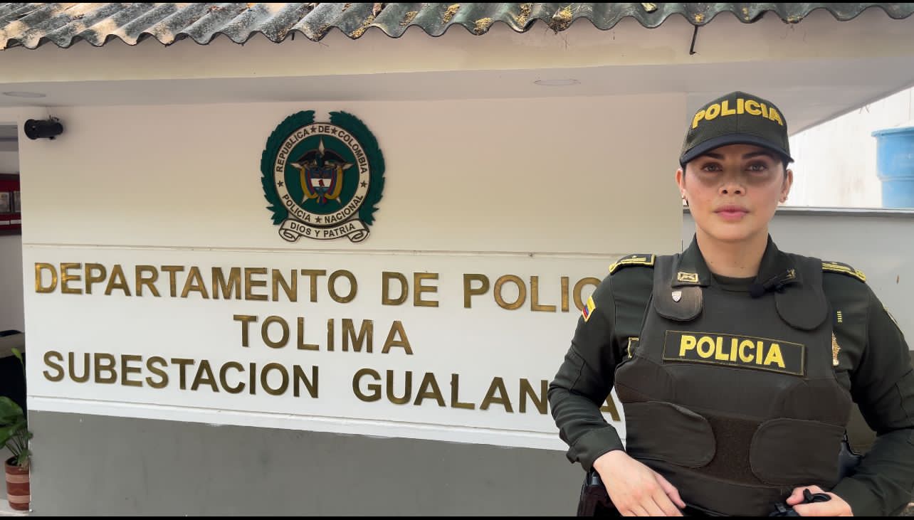 Patrullera de la Policía María Camila Patiño