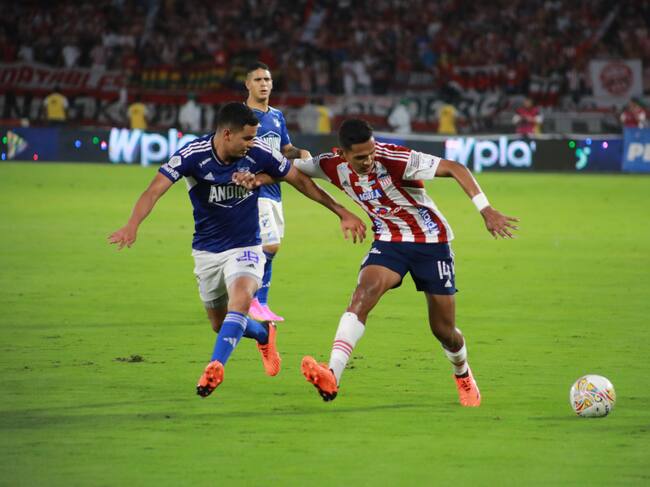 Duelo de Liga entre Junior y Millonarios en Barranquilla / Colprensa