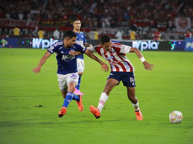 Duelo de Liga entre Junior y Millonarios en Barranquilla / Colprensa