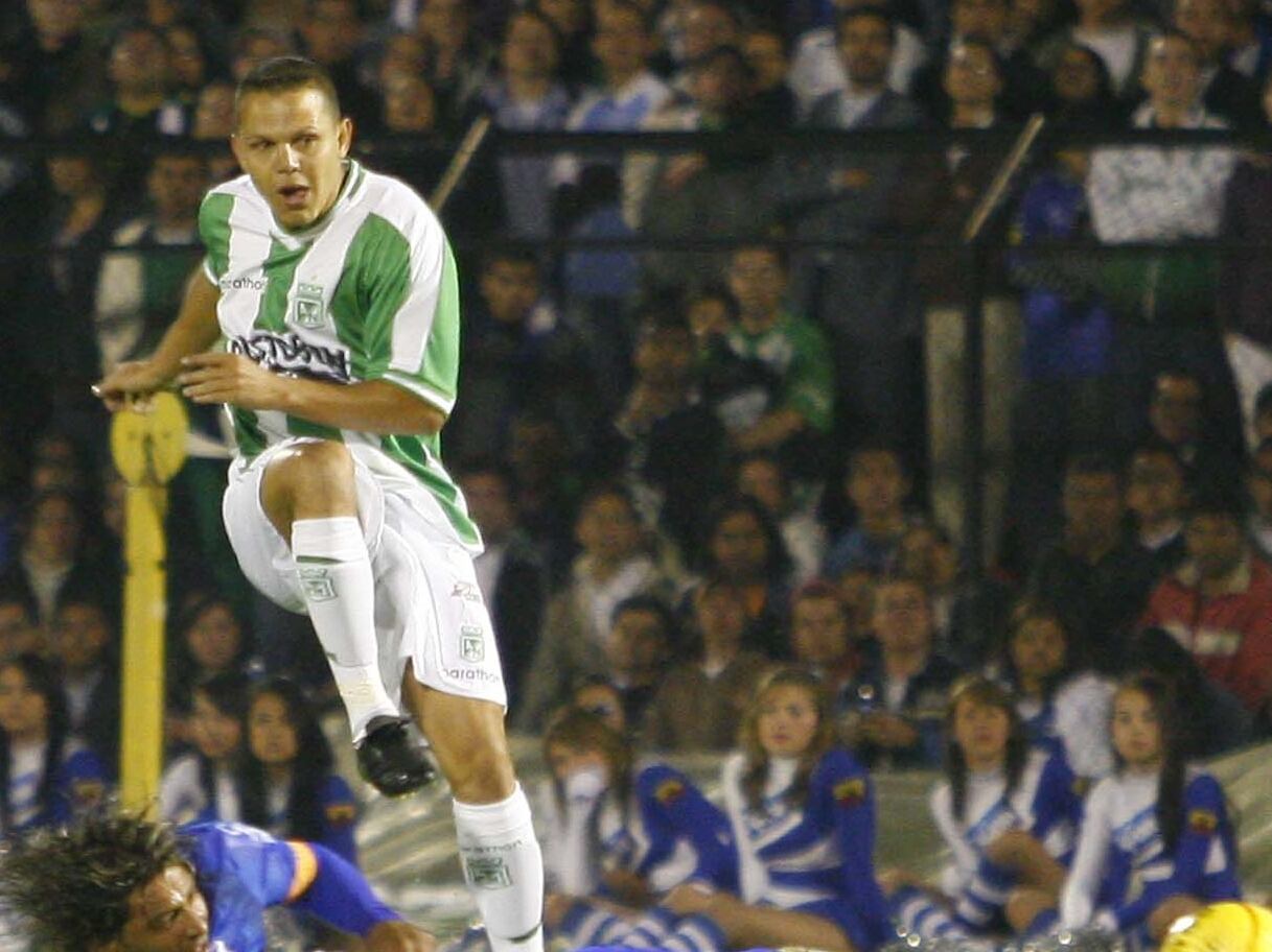 León Darío Muñoz en su paso por Atlético Nacional. (DIEGO SANTACRUZ-COLPRENSA).