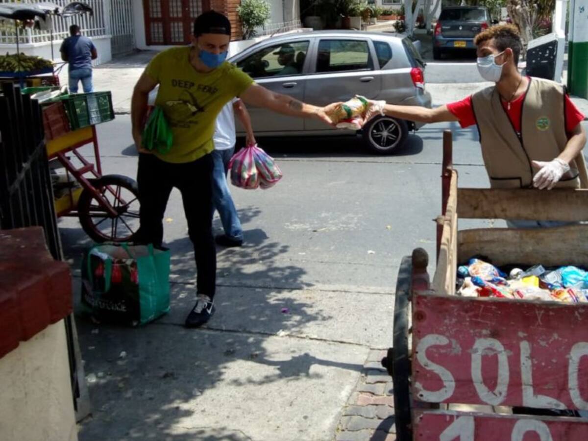 El barrio Pie de la Popa en Cartagena recauda ayudas para sectores vecinos