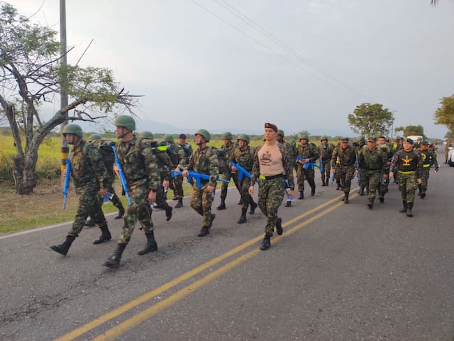 Revitalización de capitanes del Ejército Nacional en Tolemaida. Cortesía: Luis Ernesto Caicedo, Caracol Radio.