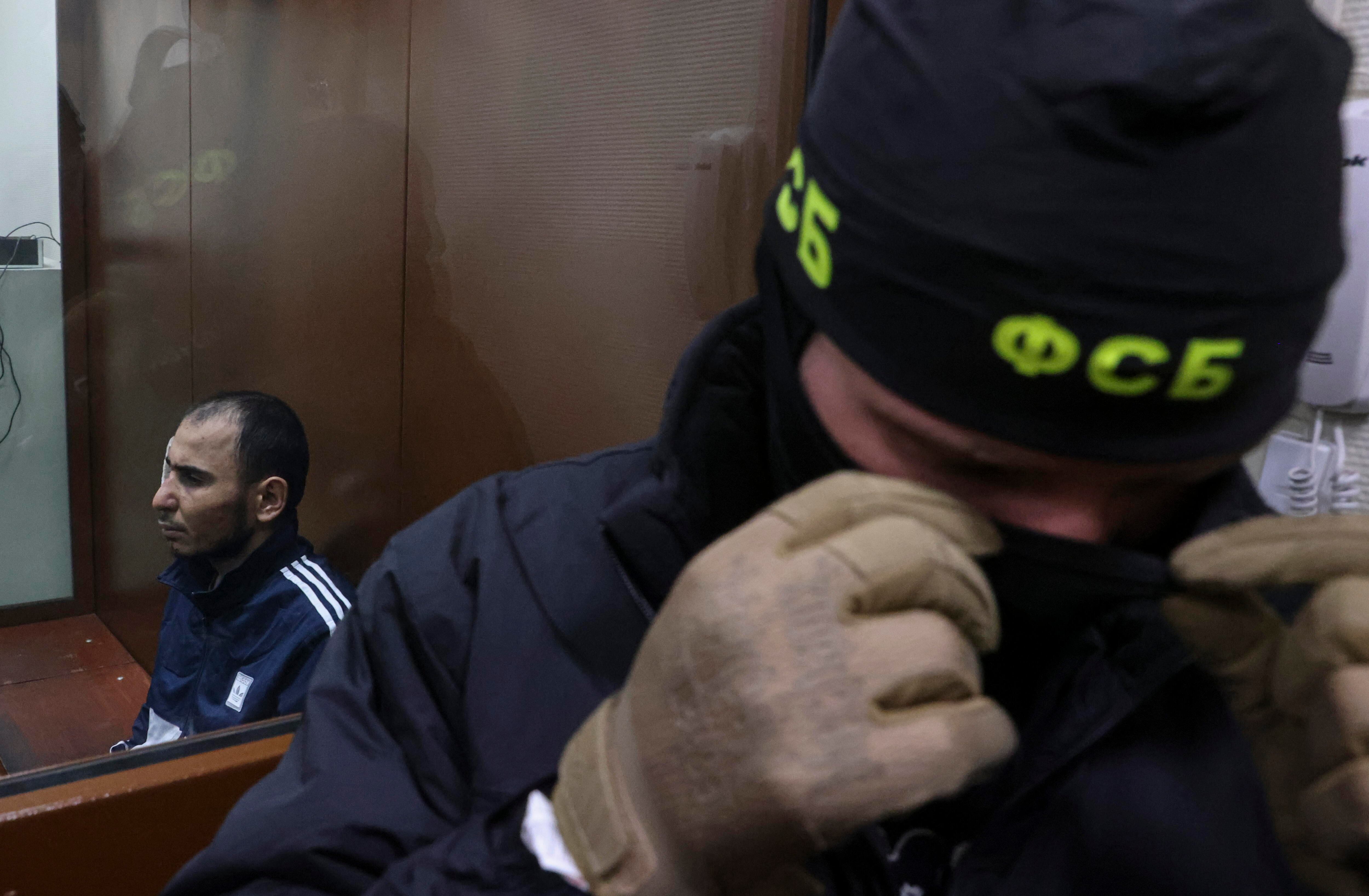 Sospechoso en el ataque a tiros en la sala de conciertos Crocus City Hall. Foto. EFE/EPA/SERGEI ILNITSKY