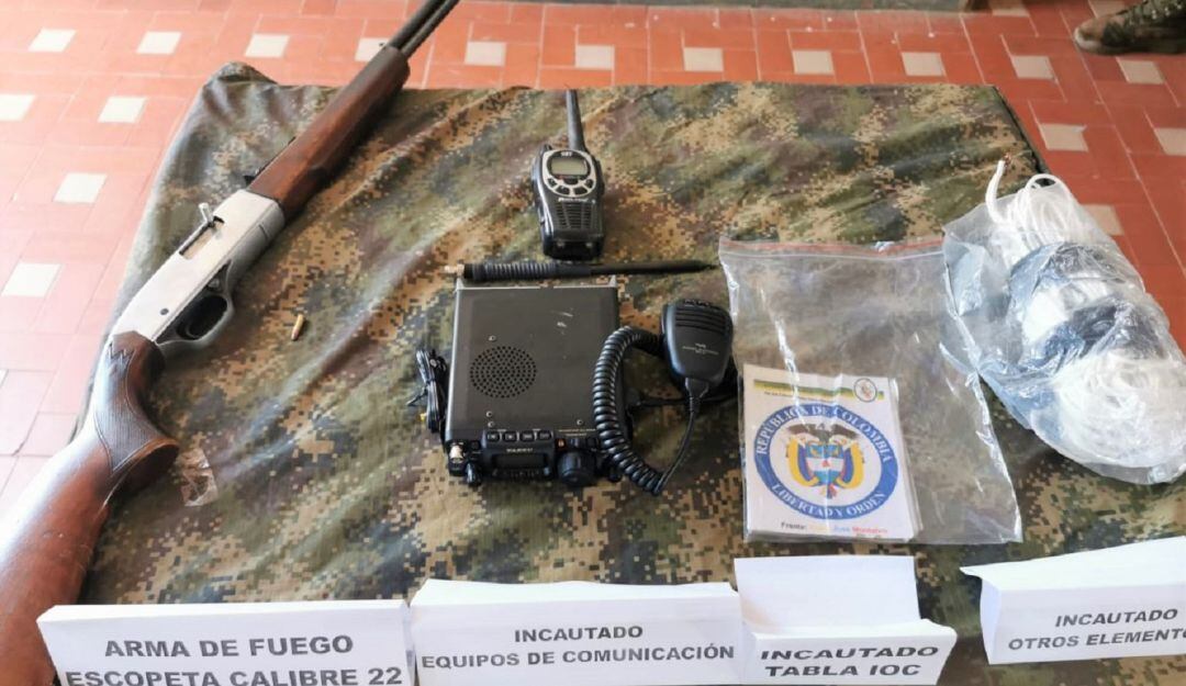 Las detenciones se registraron en área rural de María La Baja, entre ellas la de alias ‘Samuel’, presunto cabecilla de esa zona