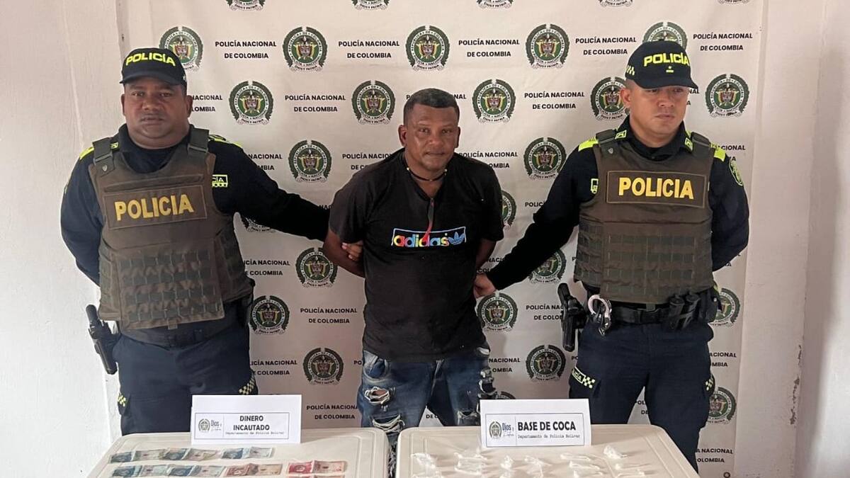 ‘El Caltrate’ es señalado por la Policía como expendedor drogas en el norte de Bolívar