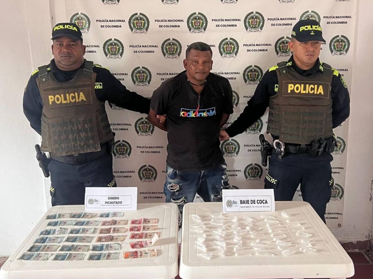 ‘El Caltrate’ es señalado por la Policía como expendedor drogas en el norte de Bolívar