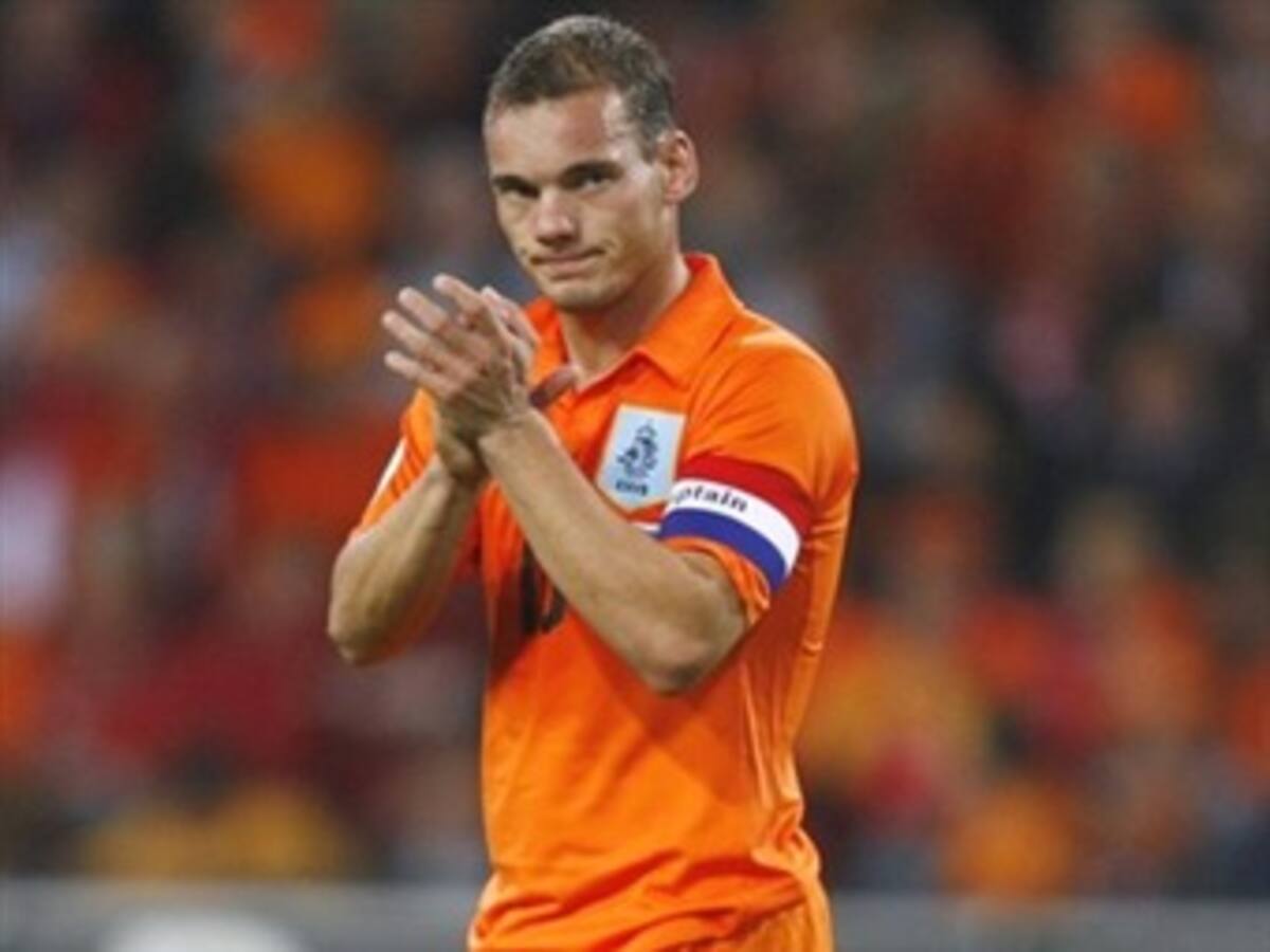 Sneijder, tras el cuádruple record de Pelé