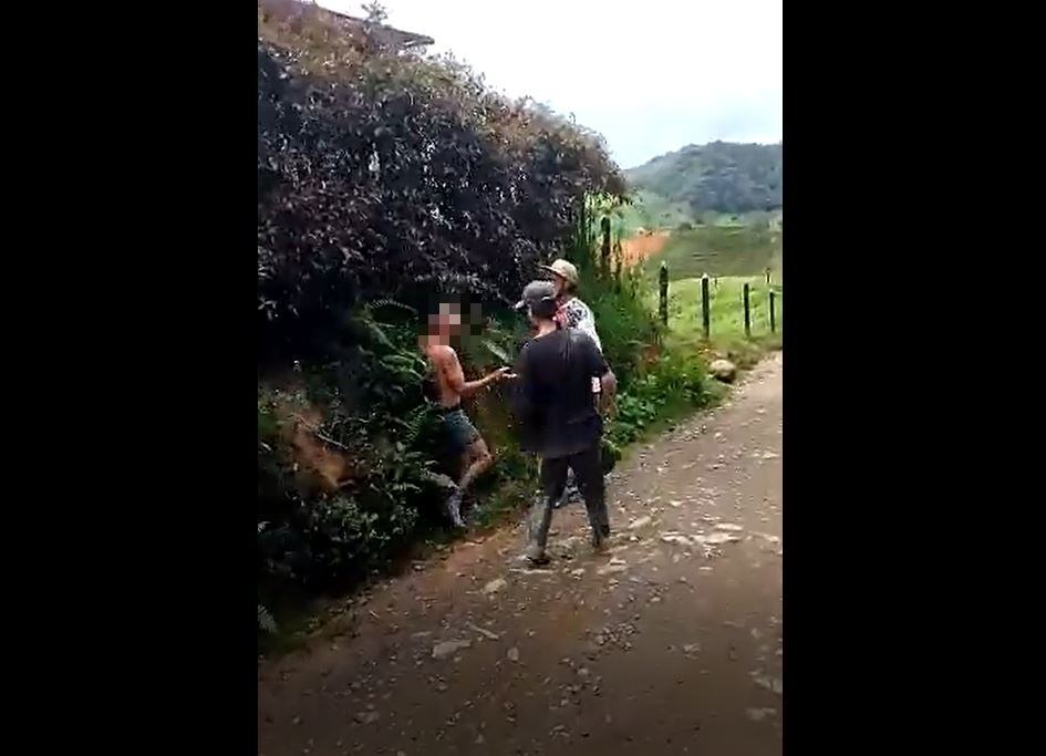 Justicia por mano propia- foto captura de pantalla video cortesía