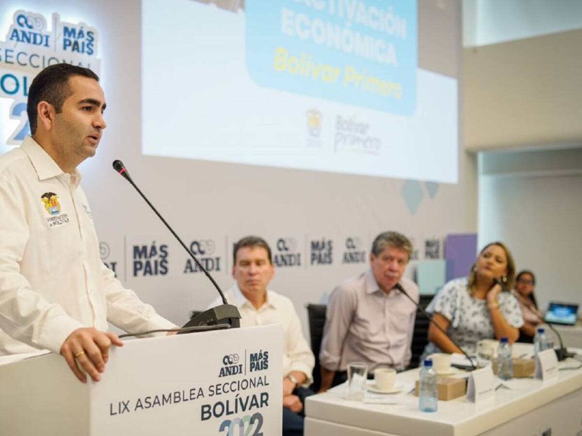 Bolívar ofreció garantías a empresarios durante Asamblea Nacional de ANDI