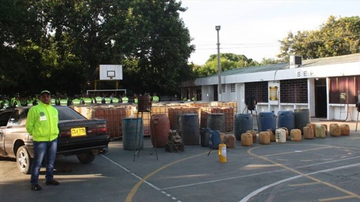 Policía decomisa 1.000 galones de gasolina de contrabando en Cesar