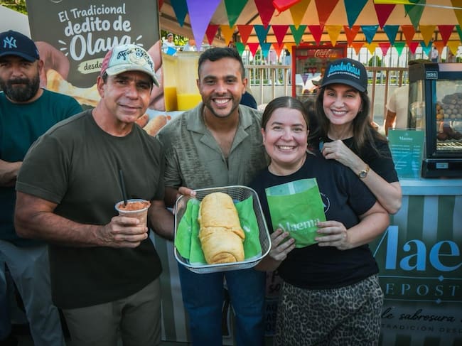Más de 30 emprendimientos participaron en la segunda edición del Festival del Frito en Barranquilla. Foto: Alcaldía de Barranquilla.