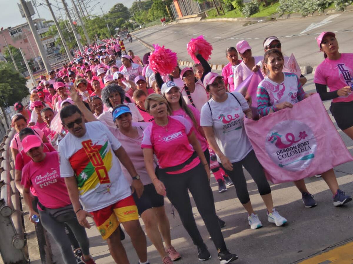 Caminata rosa este domingo en Cartagena