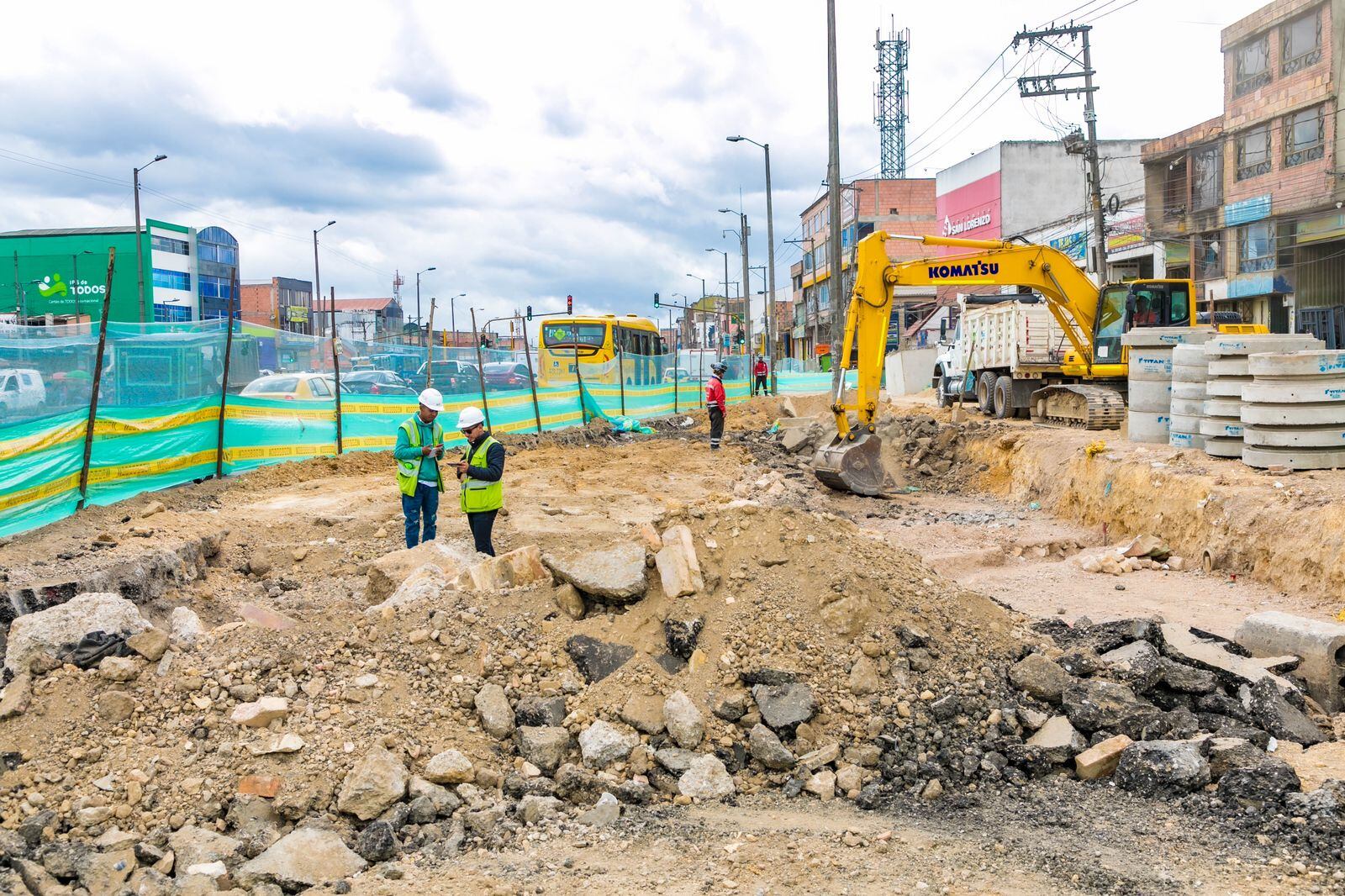 Alcaldía de Bogotá toma acciones para evitar más retrasos en la troncal Av. Ciudad de Cali