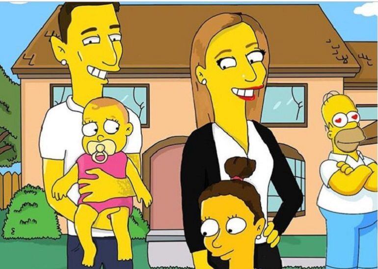 Ángel Di Maria y su familia