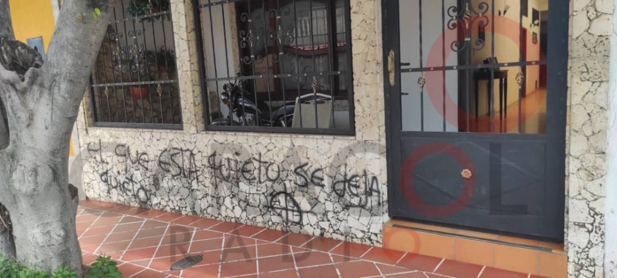 Casas de opositores venezolanos en zona de frontera fueron vandalizadas. Foto: Cortesía.
