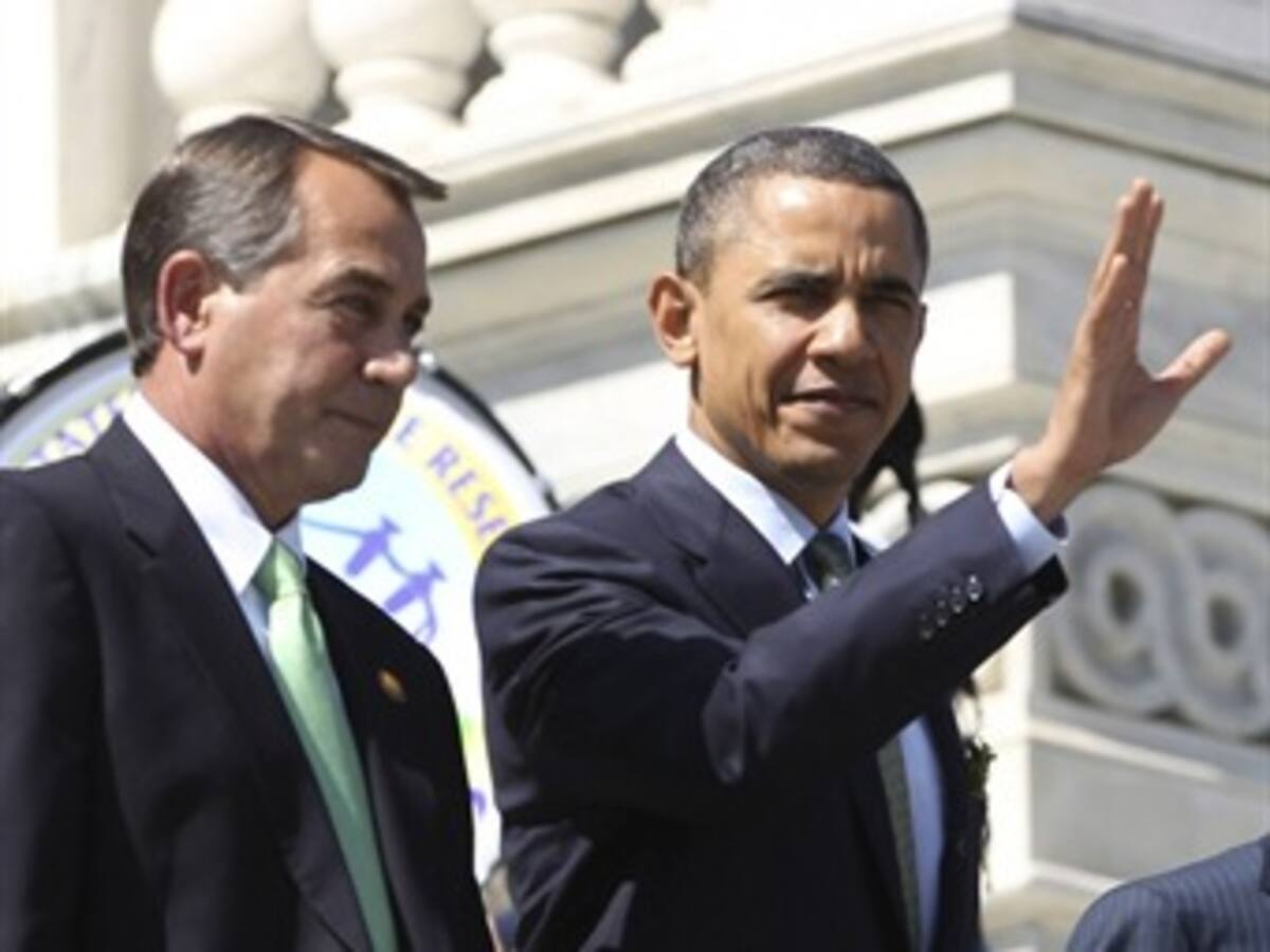 Obama y presidente de la Cámara se reúnen para acercar posiciones sobre abismo fiscal
