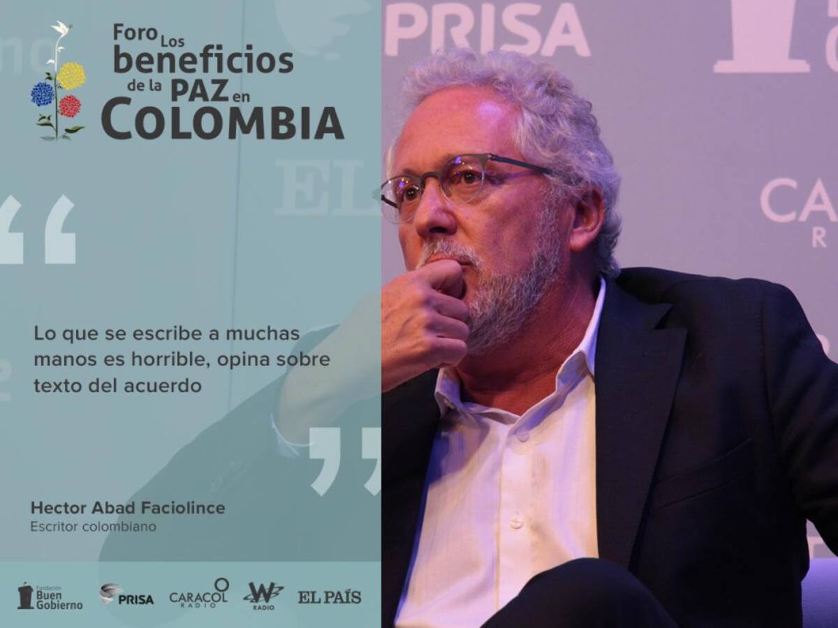El escritor y periodista hablan de los relatos de violencia del pasado y de las posibilidades de narrativas de paz del futuro.