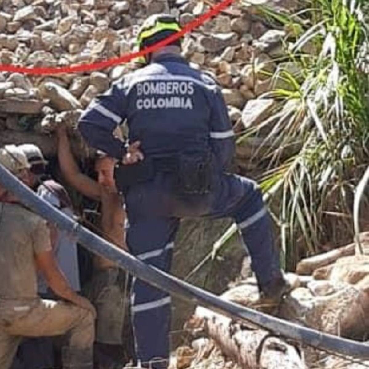 Siete mineros resultaron atrapados en una mina de Marmato, Caldas
