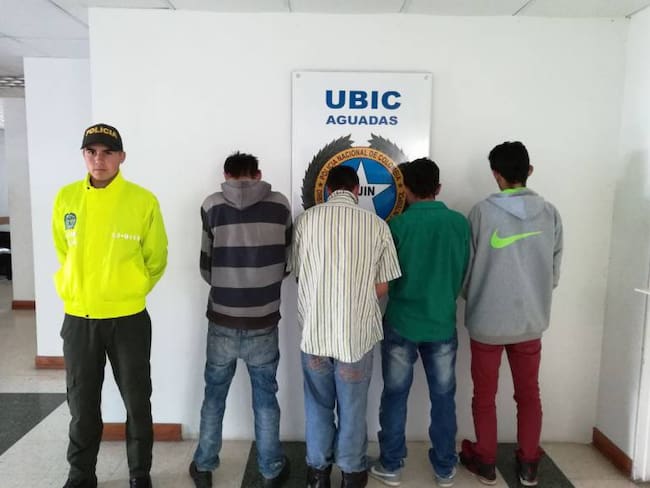 Capturan a cuatro hombres por presunto tráfico de alucinógenos en Aguadas