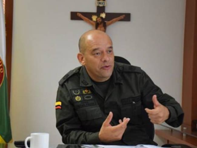 Óscar Pinzón,ex coronel de la policía del Huila 