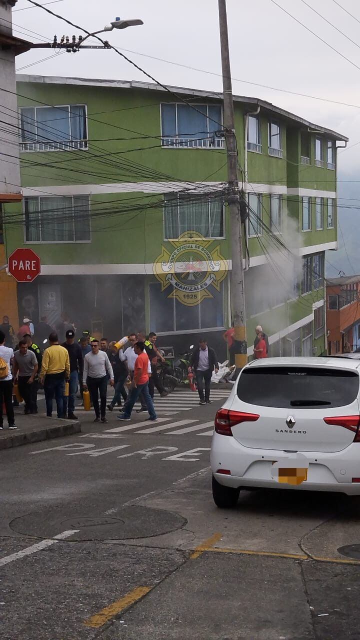 Crédito: Cuerpo Oficial de Bomberos de Manizales.