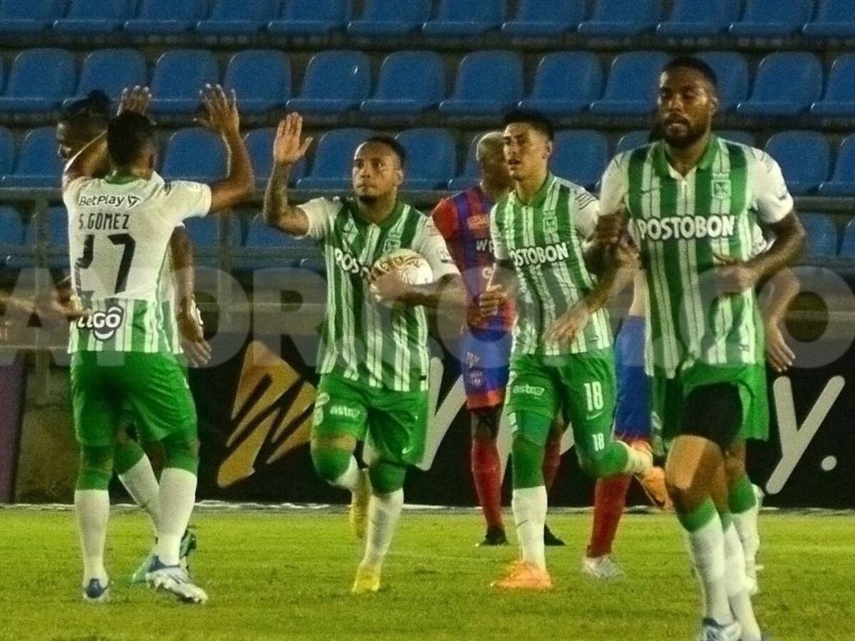 Nacional salvó un punto en Santa Marta de la mano de Jarlan Barrera