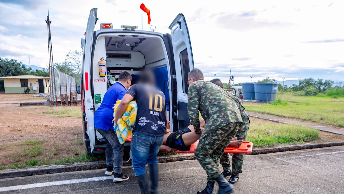Novena Brigada en Neiva, evacuo a una persona luego de recibir una descarga eléctrica