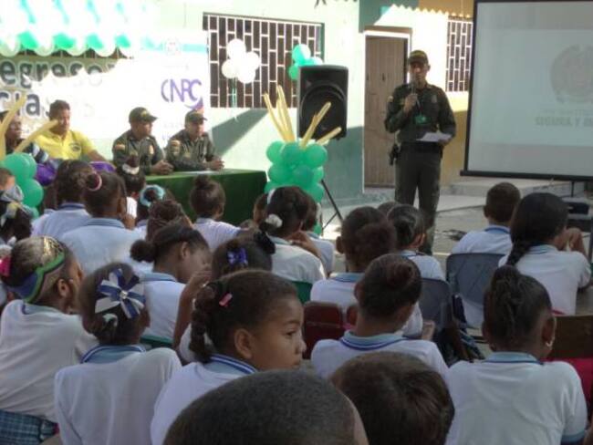 400 policías custodian los colegios del departamento de Bolívar