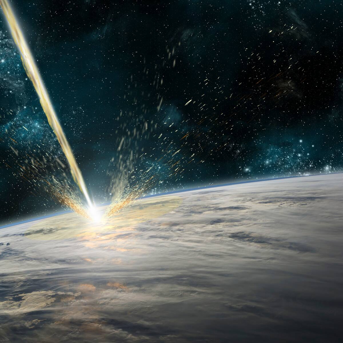 El choque de un asteroide de tamaño medio podría crear un invierno y una sequía mundiales