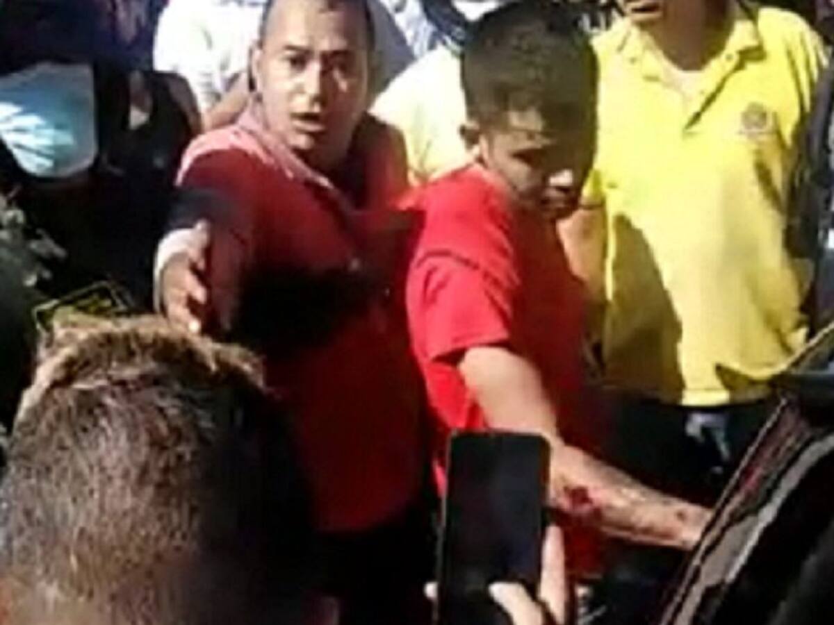 Conductor al parecer borracho causó varios accidentes de tránsito