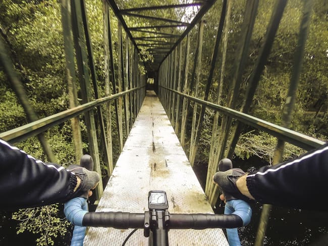 Tres colombianos recorrieron la ruta libertadora en bicicleta