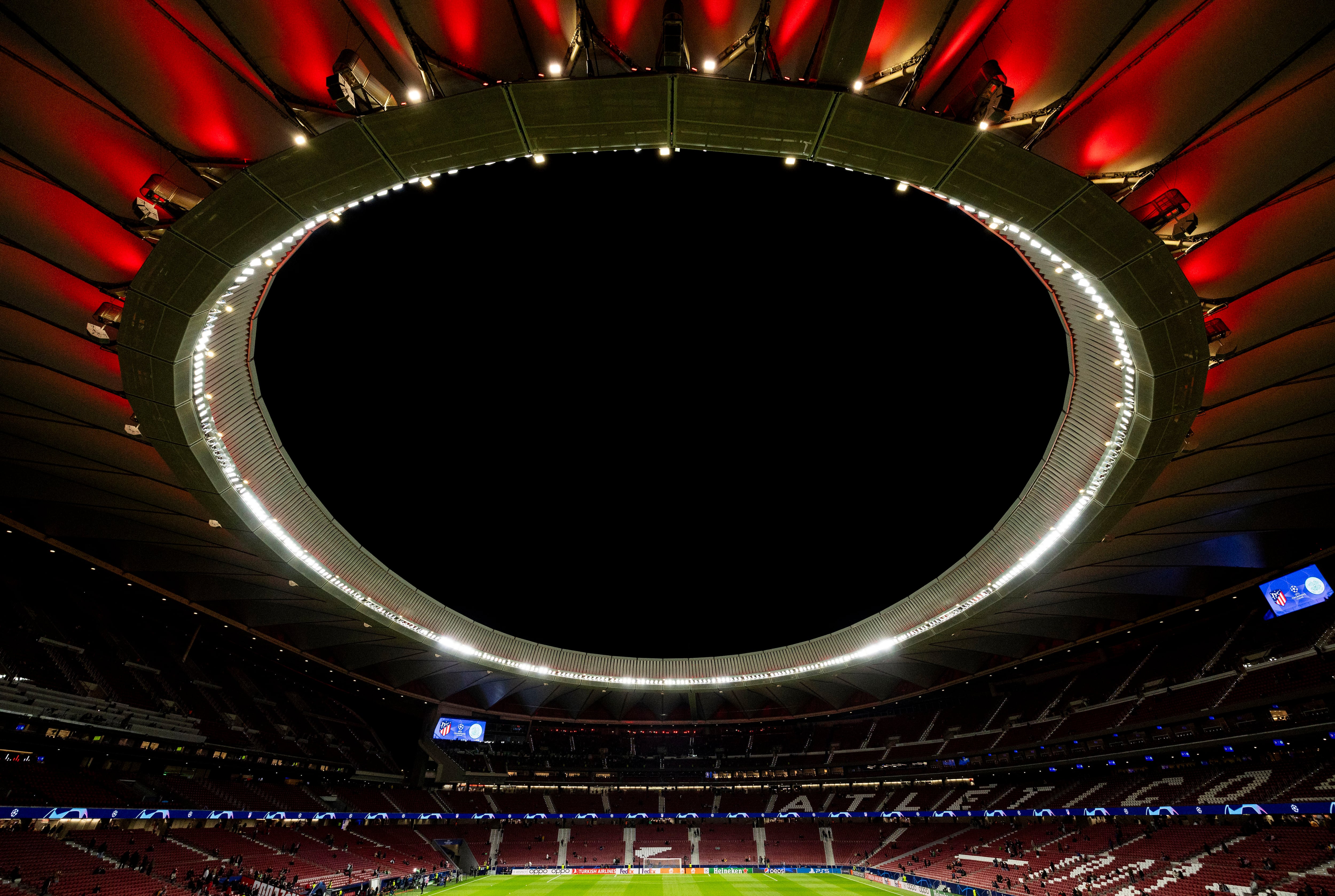 Estadio Metropolitano, casa del Atlético de Madrid. Foto: Getty Images.