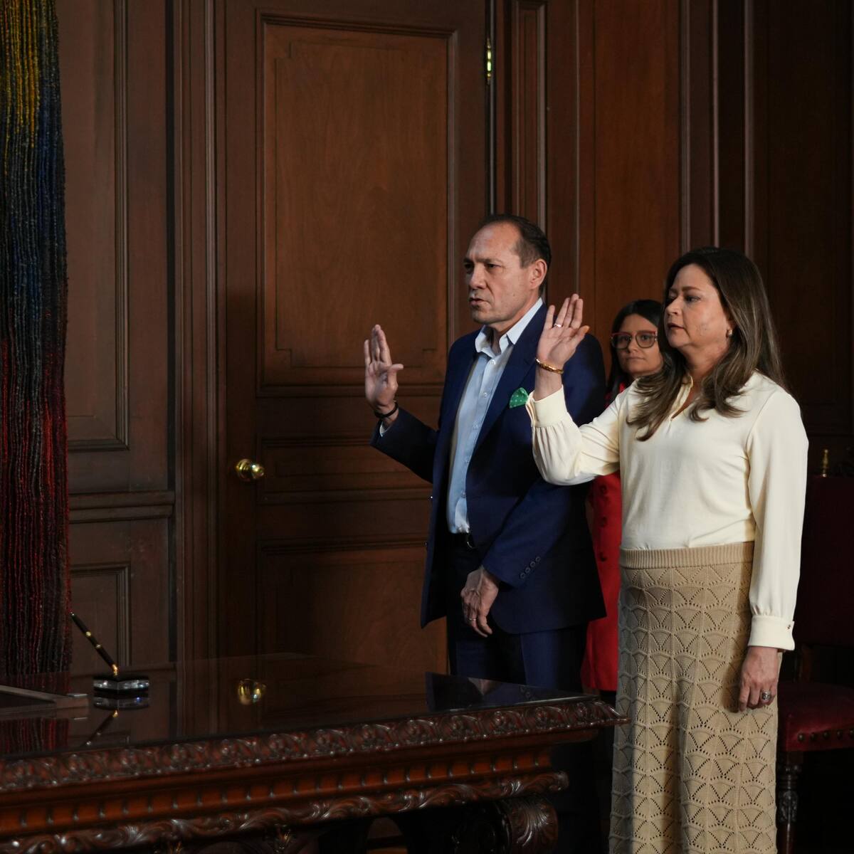 Tras crisis de gabinete, presidente Petro posesionó a los nuevos ministros de Trabajo y Transporte