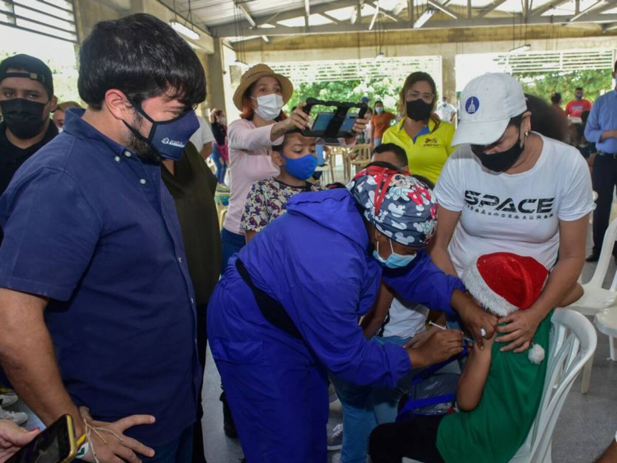 Vacunación a niños de 3 a 11 años se realizará en colegios de Barranquilla