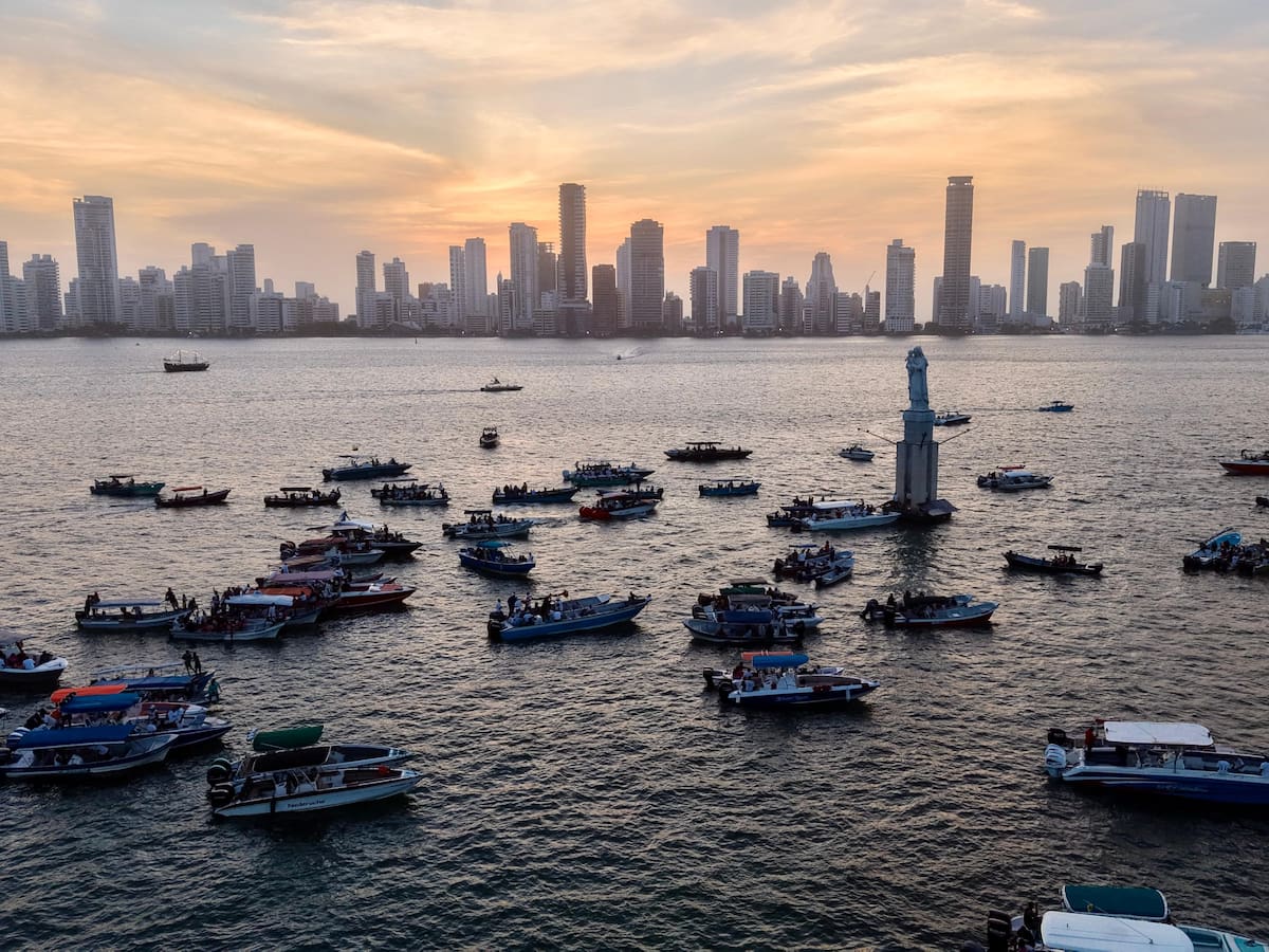 Con la tradicional procesión náutica, Cartagena concluyó celebración de la Virgen del Carmen