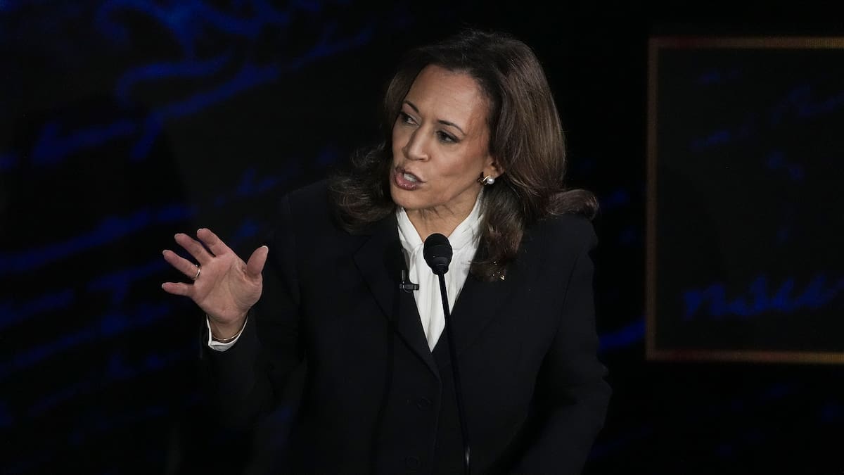 Kamala Harris dominó el debate con su oponente, Donald Trump, a la defensiva