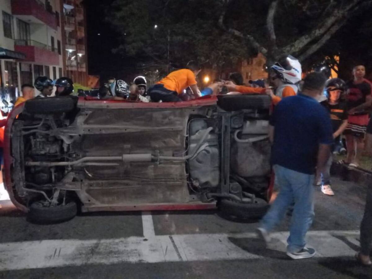 Accidente de tránsito dejó tres personas heridas en Ibagué