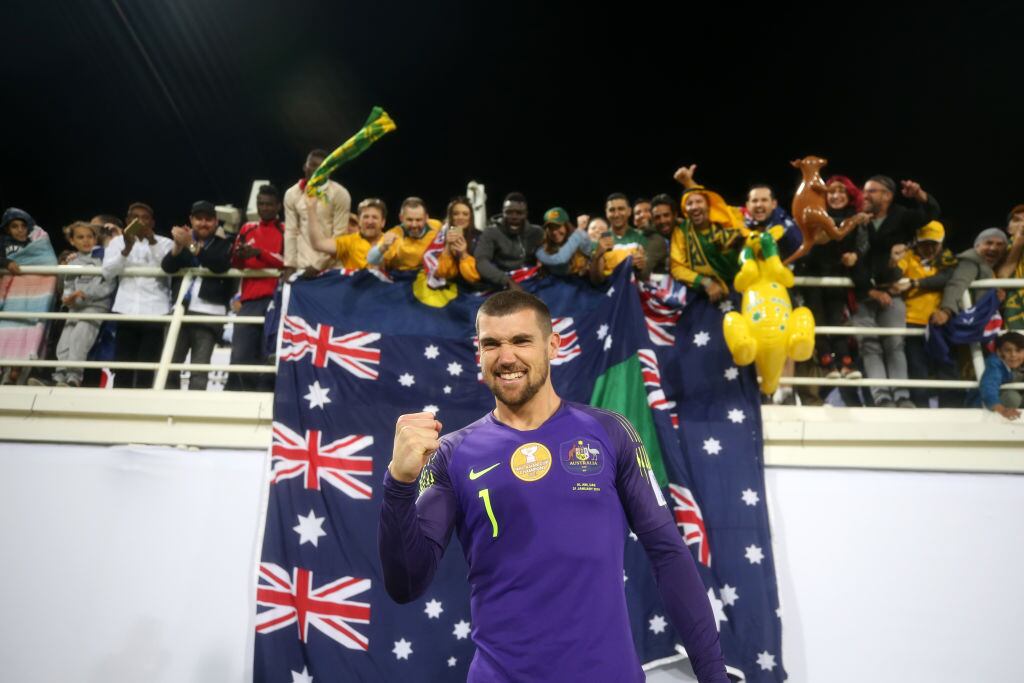 Mat Ryan, arquero de la Selección de Australia (Foto por Francois Nel/Getty Images)