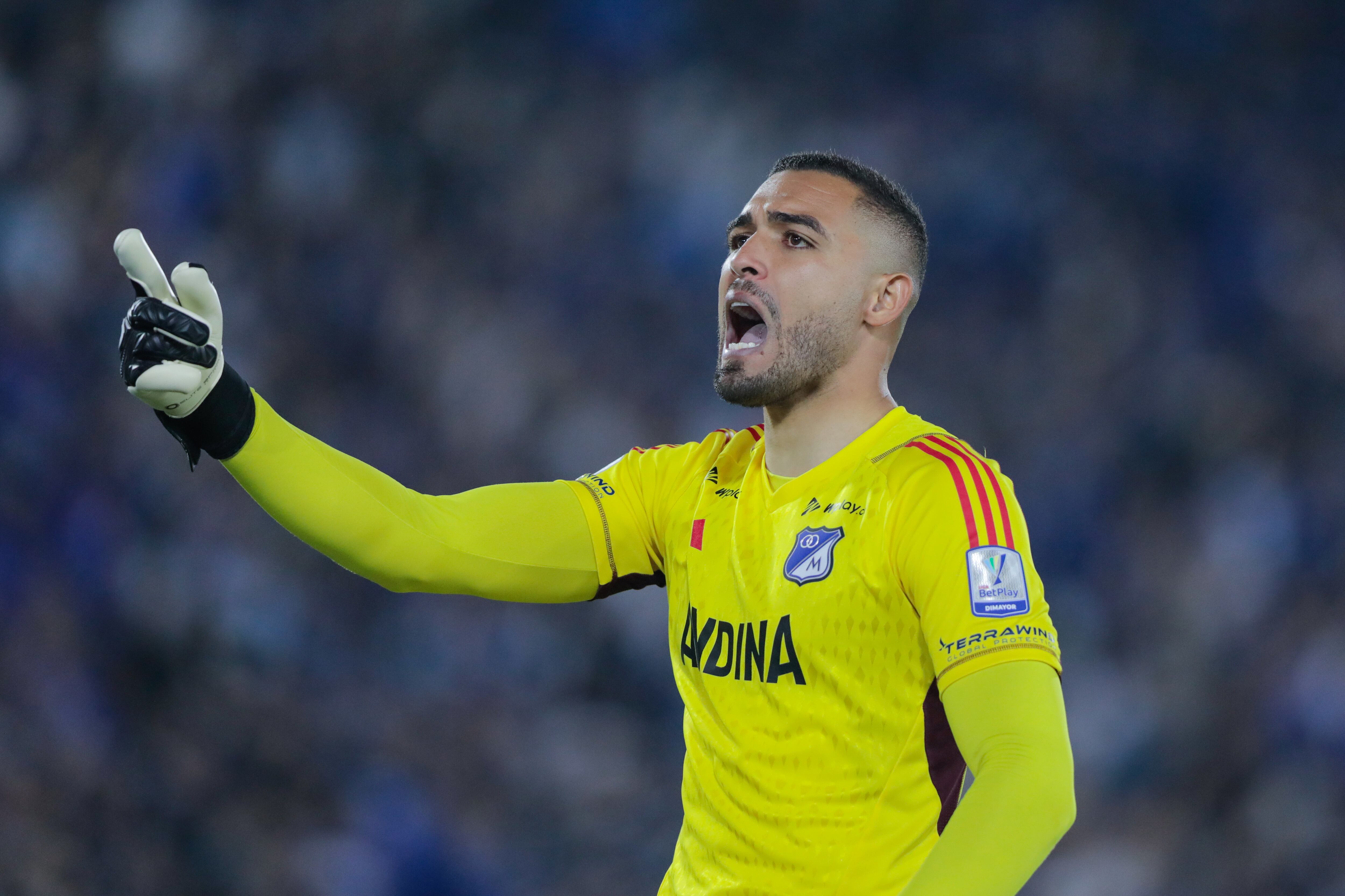 Álvaro Montero, arquero de Millonarios F.C. (Photo by Andres Rot/Getty Images)