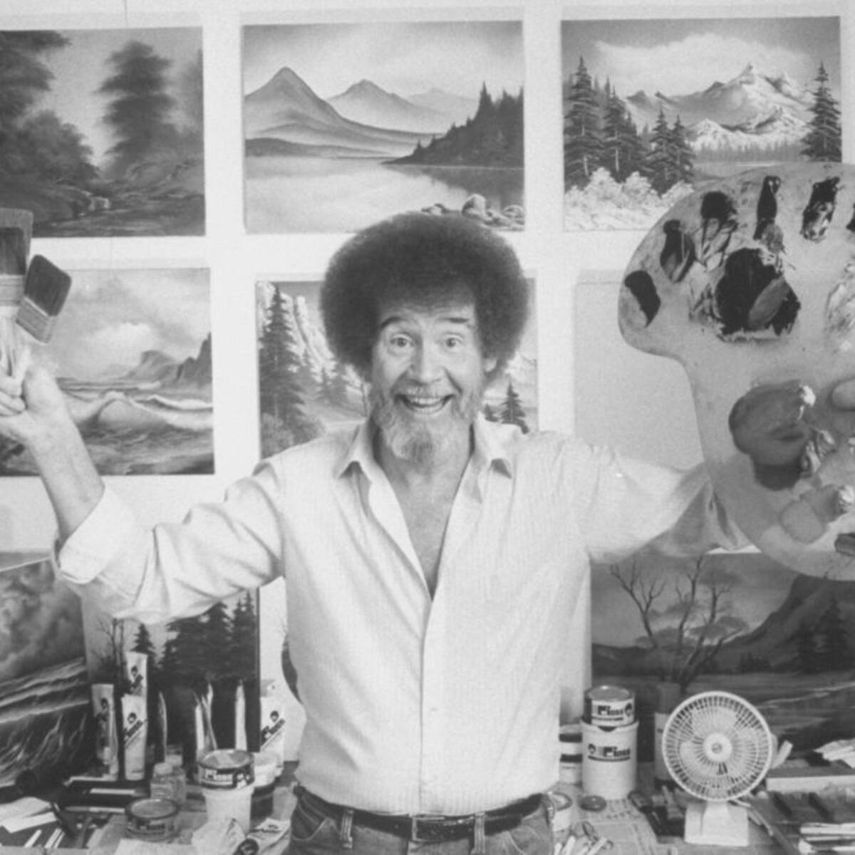 Tres pinturas de Bob Ross recaudan 1,2 millones de dólares para la televisión pública de los Estados