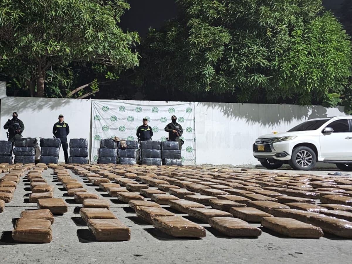 Incautan más de una tonelada de marihuana en Barranquilla