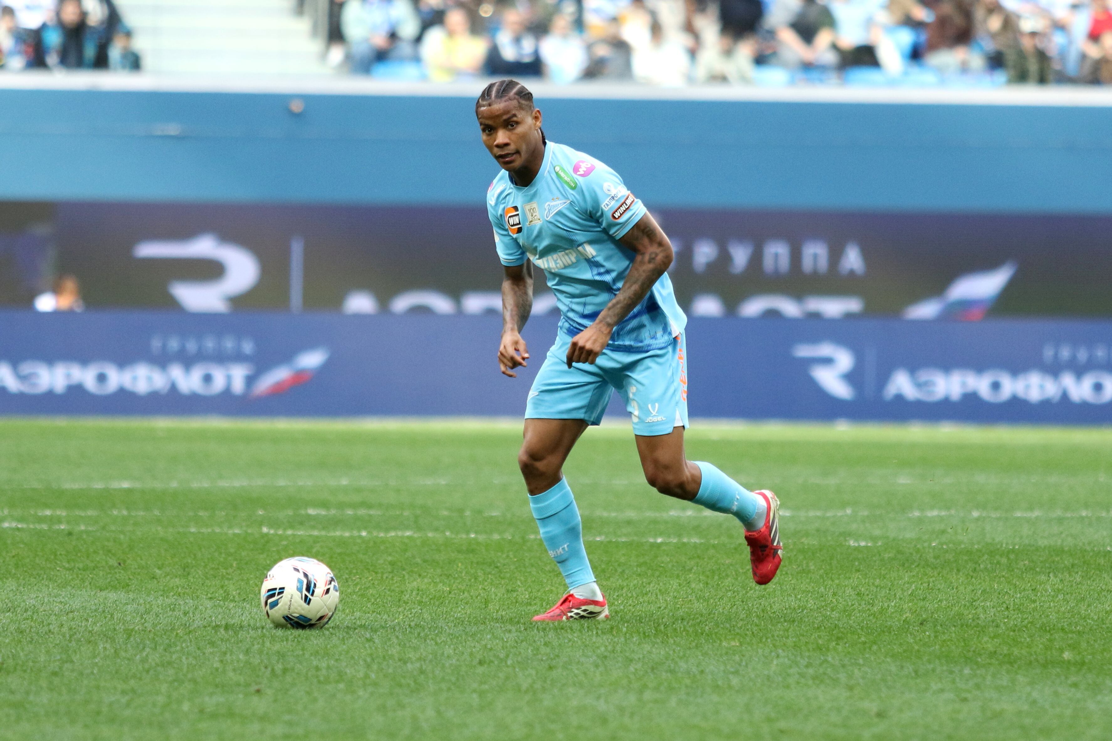 SAINT PETERSBURG, RUSSIA - 2026/05/10: Wilmar Barrios (5) of Zenit seen in action during the Russian Premier League football match between Zenit Saint Petersburg and Sochi at Gazprom Arena. Final score; Zenit 2:1 Sochi. (Photo by Maksim Konstantinov/SOPA Images/LightRocket via Getty Images)