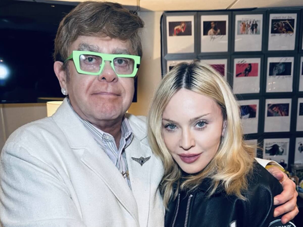 Madonna y Elton John se reconcilian después de 20 años, por que se distanciaron?