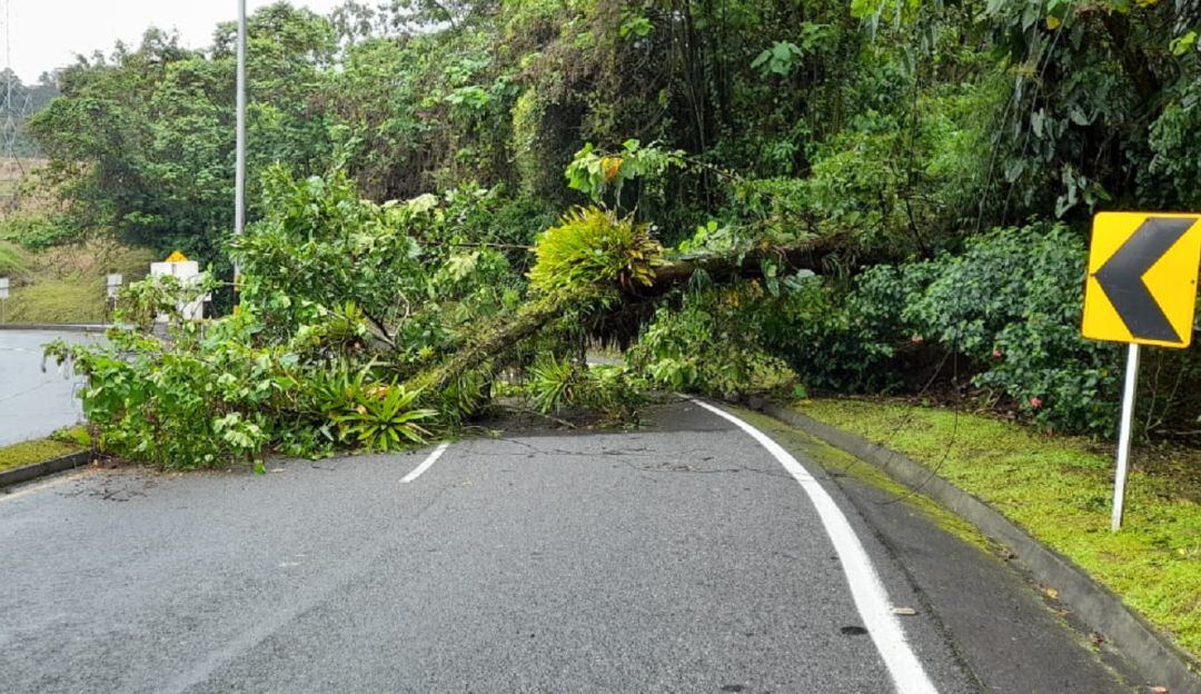 Afectaciones en Manizales por las fuertes lluvias