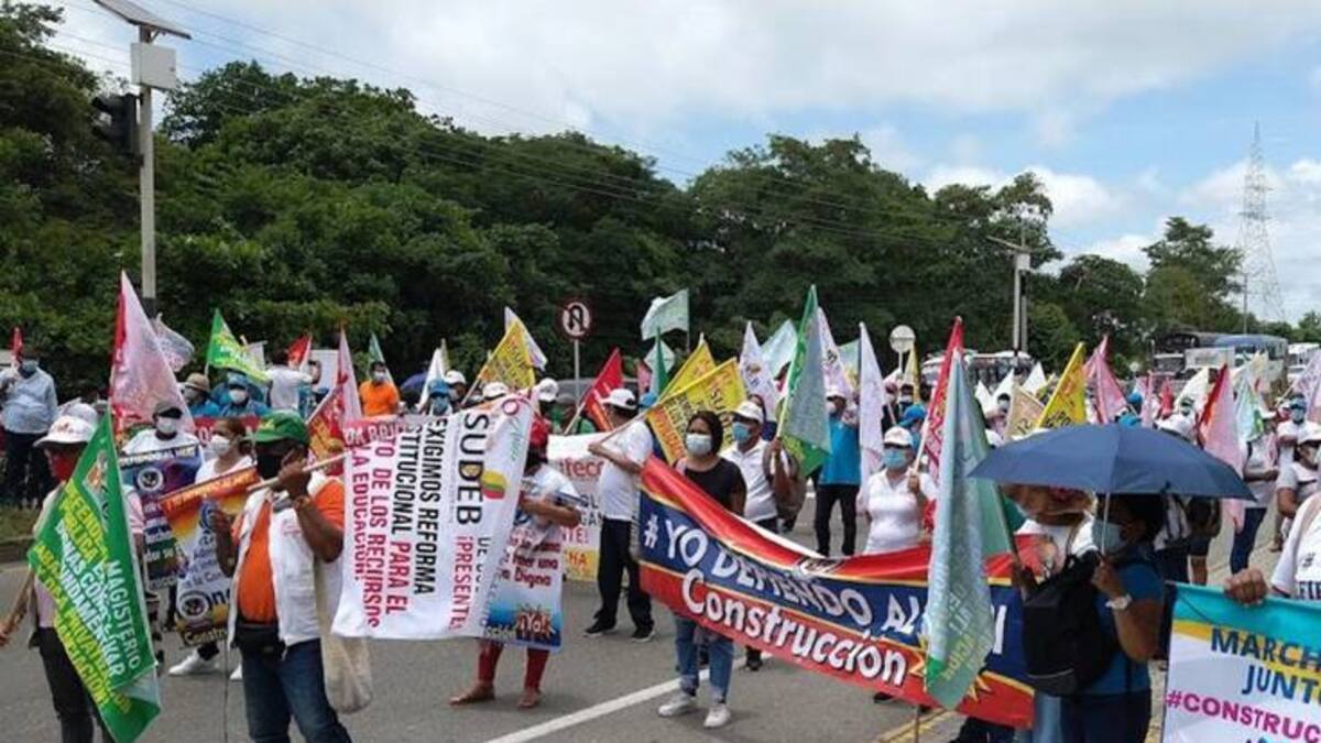 Centrales obreras protestarán este martes en respaldo al presidente Petro en Cartagena
