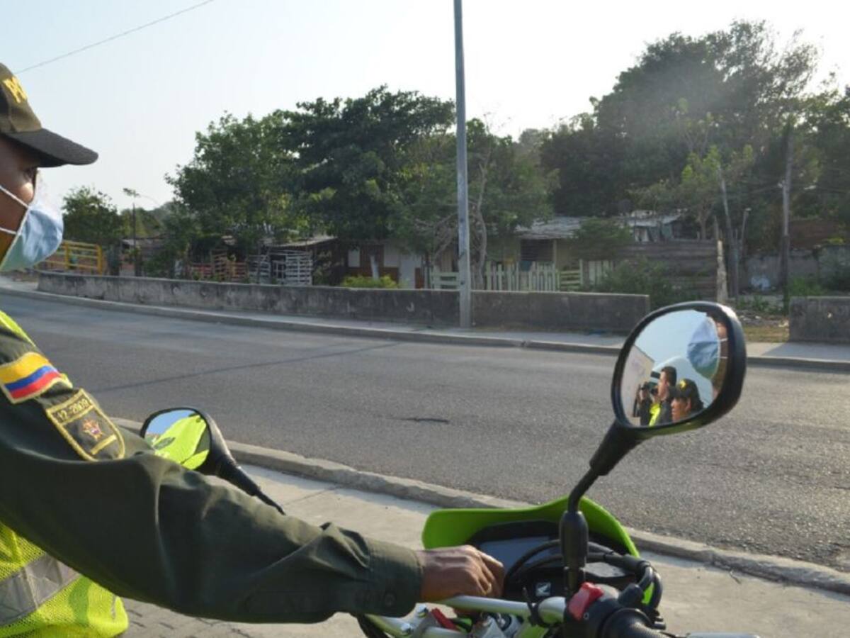 Persecución policial deja 2 presuntos delincuentes heridos en Cartagena
